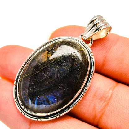 Labradorite Pendants handcrafted by Ana Silver Co - PD7788