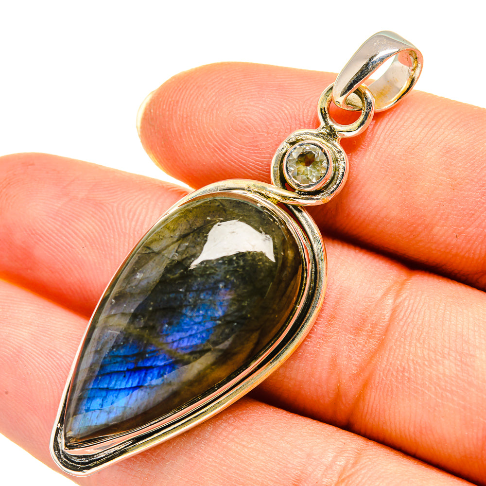 Labradorite Pendants handcrafted by Ana Silver Co - PD7790