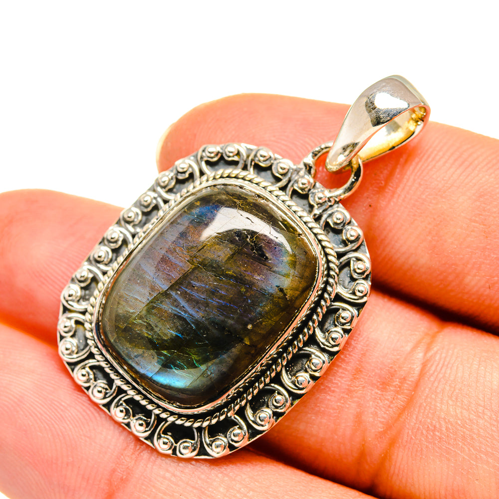 Labradorite Pendants handcrafted by Ana Silver Co - PD7792