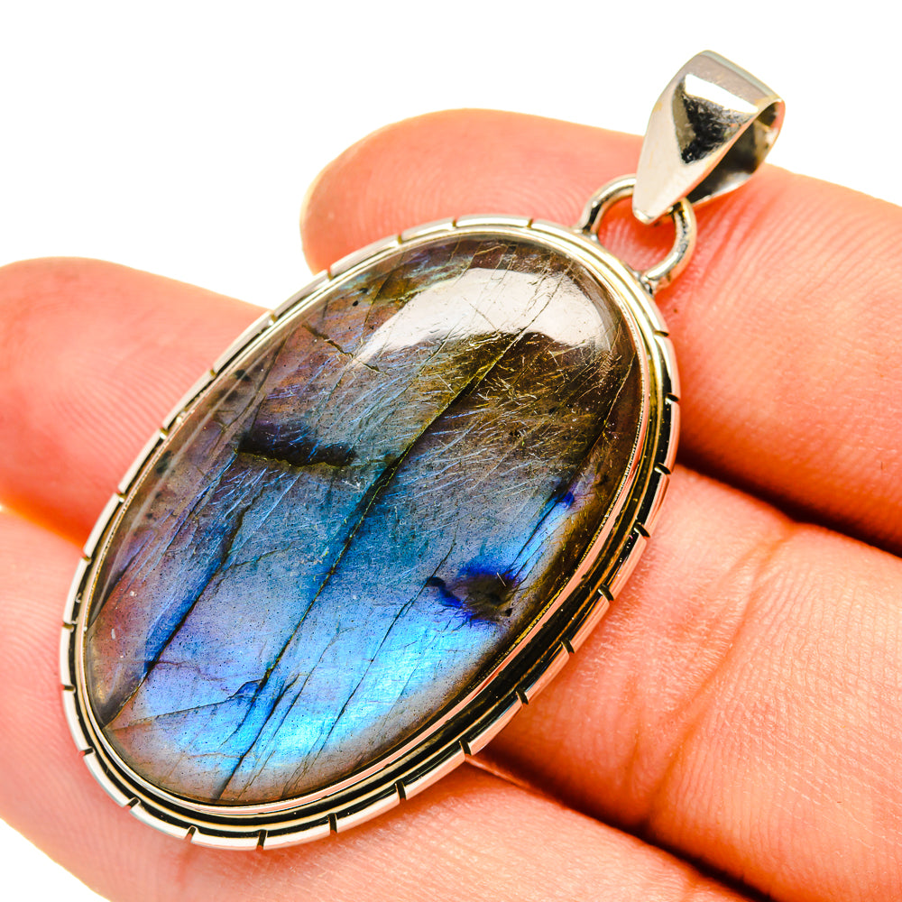 Labradorite Pendants handcrafted by Ana Silver Co - PD7794