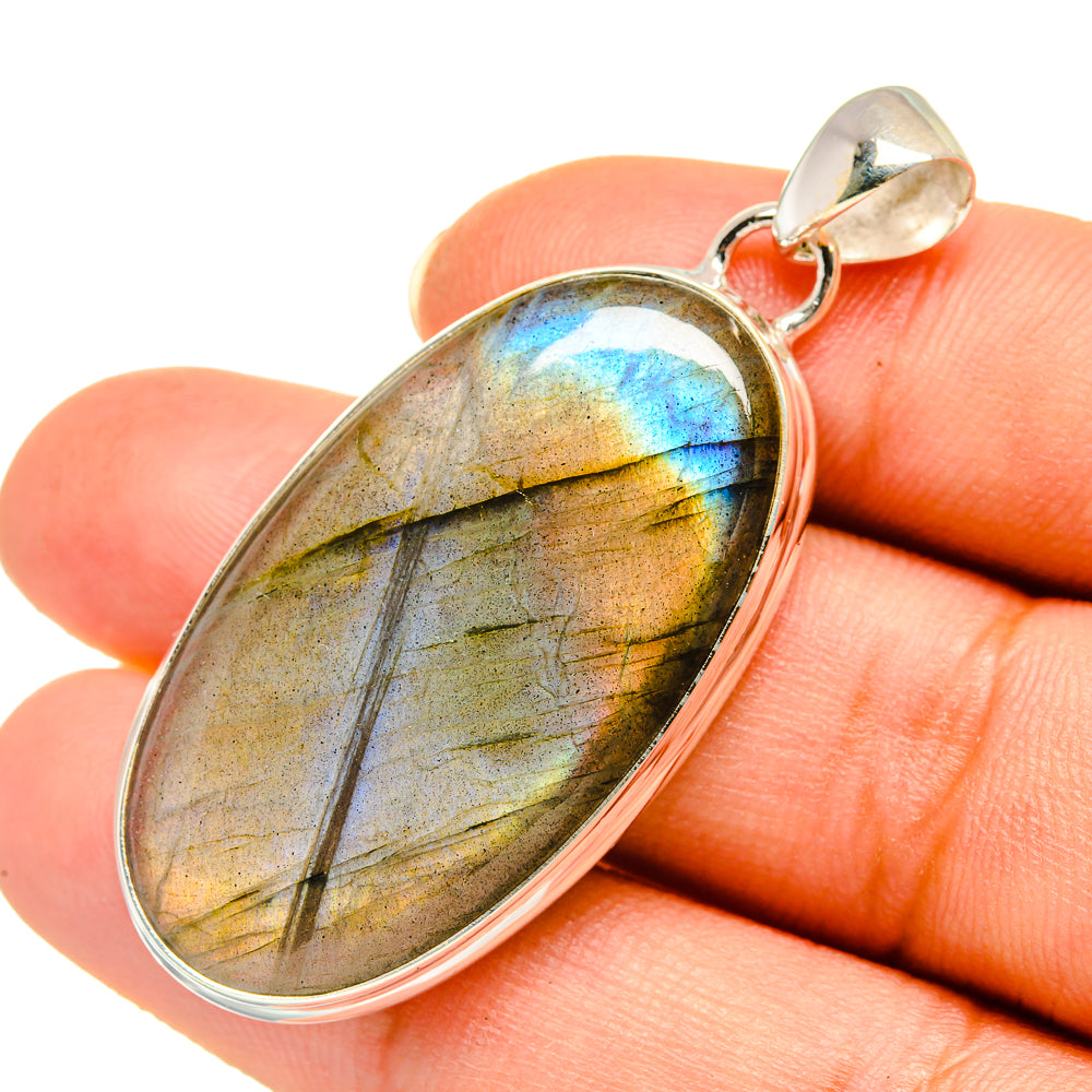 Labradorite Pendants handcrafted by Ana Silver Co - PD7797