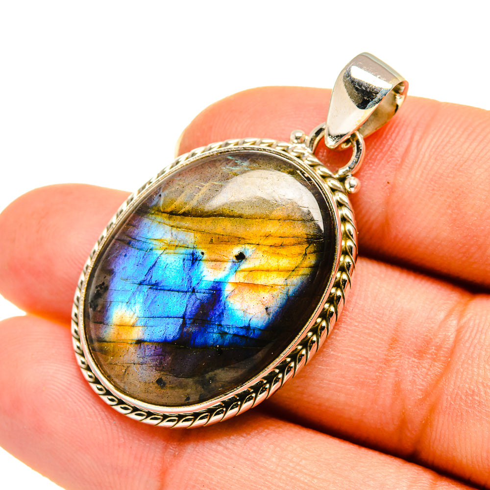 Labradorite Pendants handcrafted by Ana Silver Co - PD7798