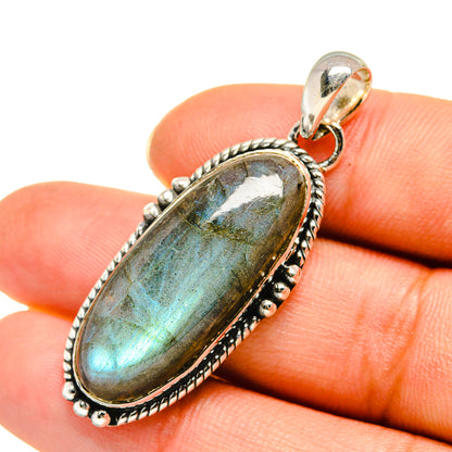 Labradorite Pendants handcrafted by Ana Silver Co - PD7811