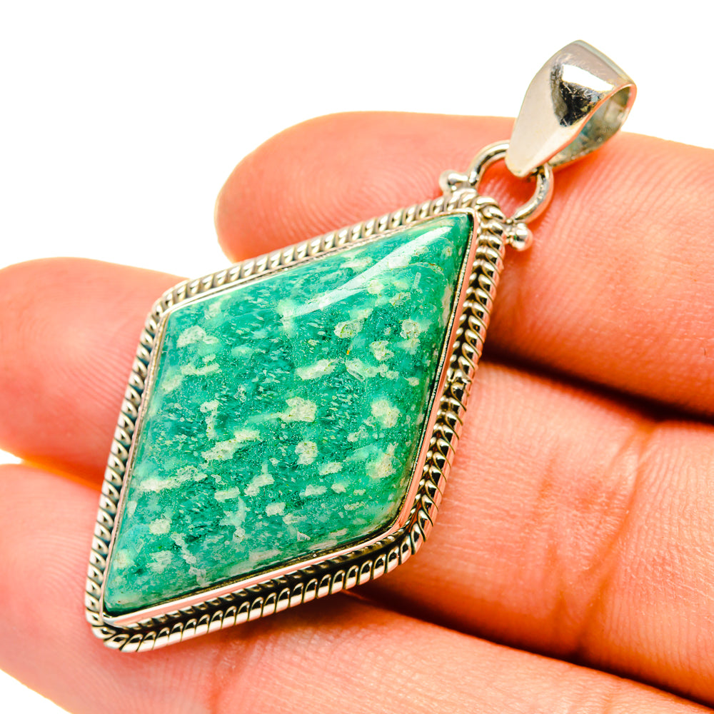 Amazonite Pendants handcrafted by Ana Silver Co - PD7815