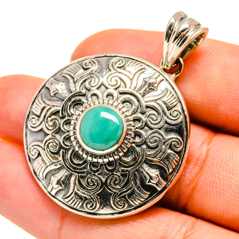 Arizona Turquoise Pendants handcrafted by Ana Silver Co - PD7816