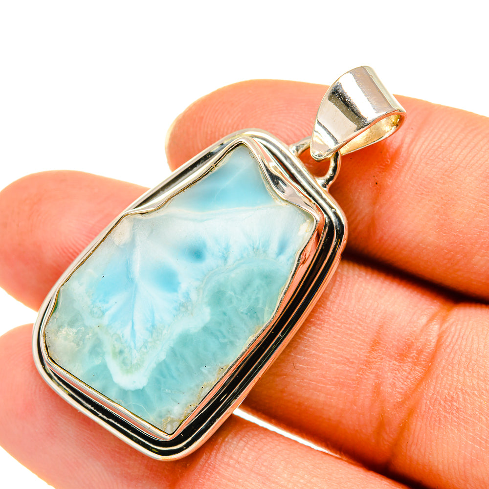 Larimar Pendants handcrafted by Ana Silver Co - PD7822