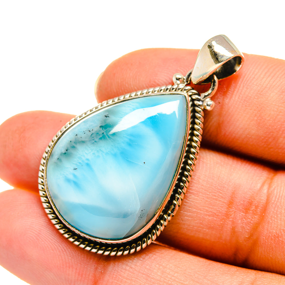 Larimar Pendants handcrafted by Ana Silver Co - PD7832