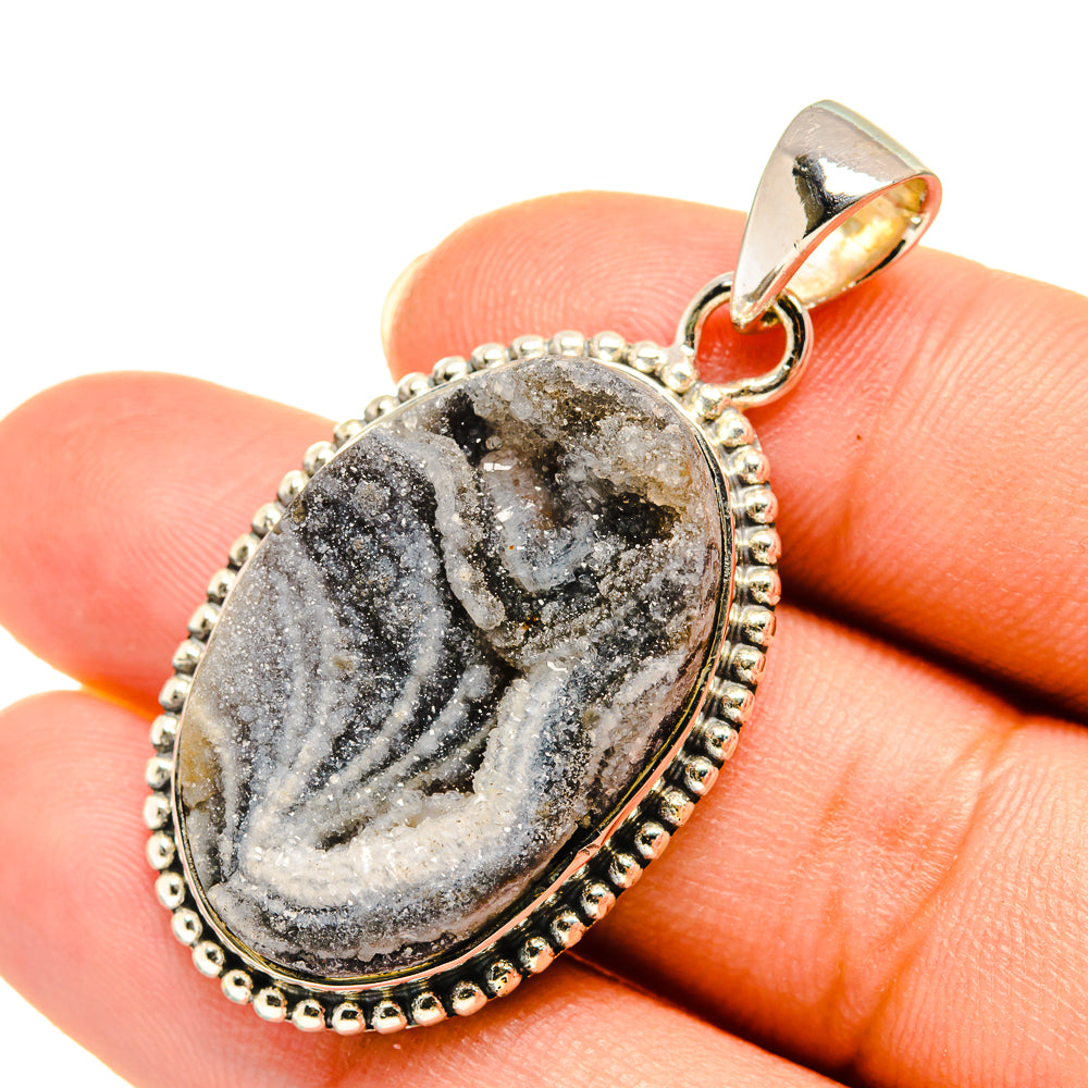 Desert Druzy Pendants handcrafted by Ana Silver Co - PD7845