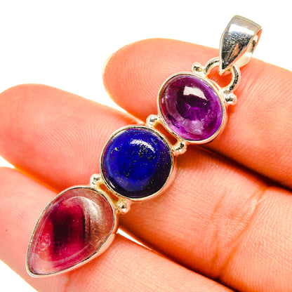 Amethyst Pendants handcrafted by Ana Silver Co - PD7851