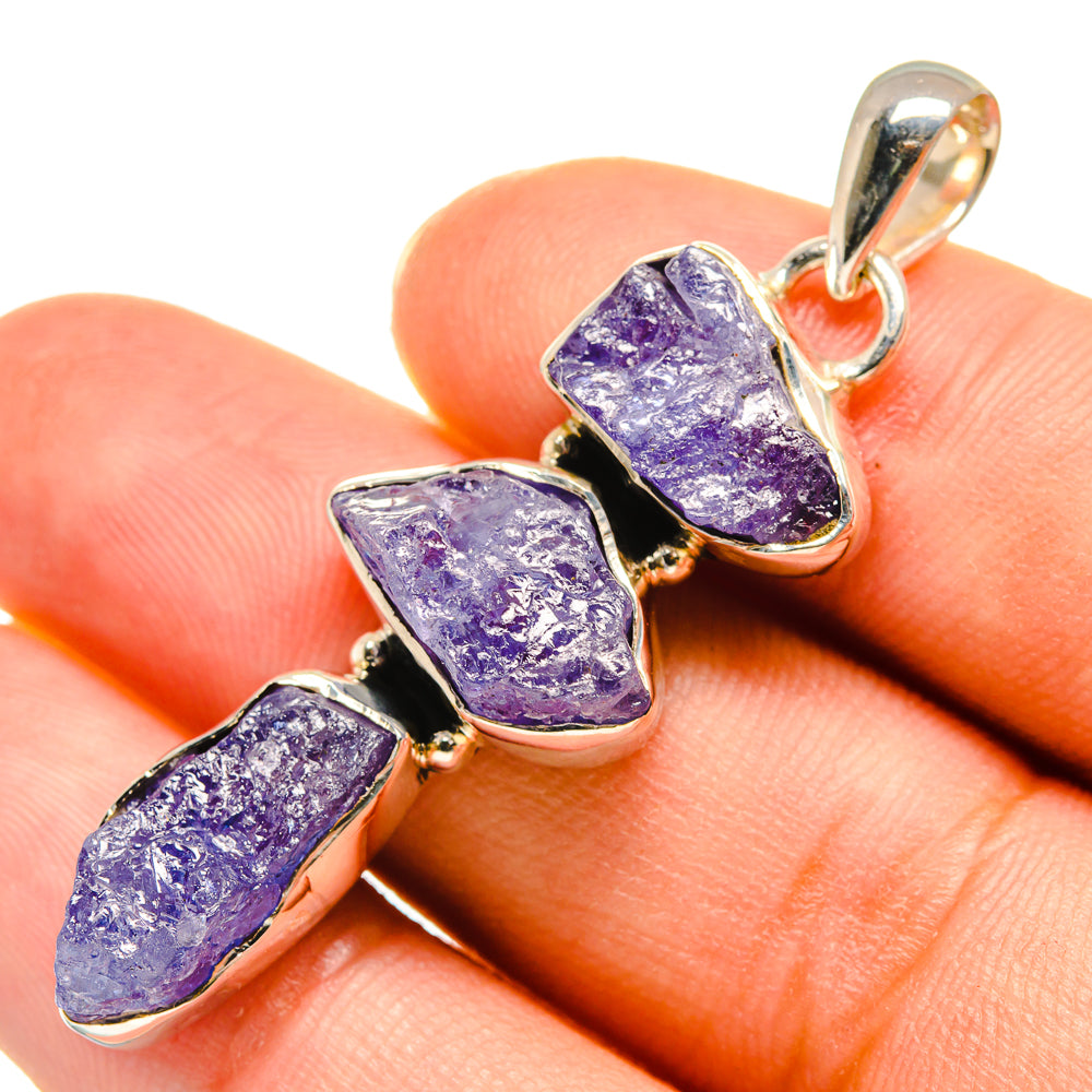 Tanzanite Pendants handcrafted by Ana Silver Co - PD7853