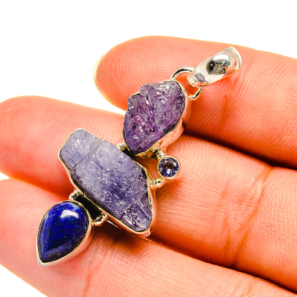 Tanzanite Pendants handcrafted by Ana Silver Co - PD7854