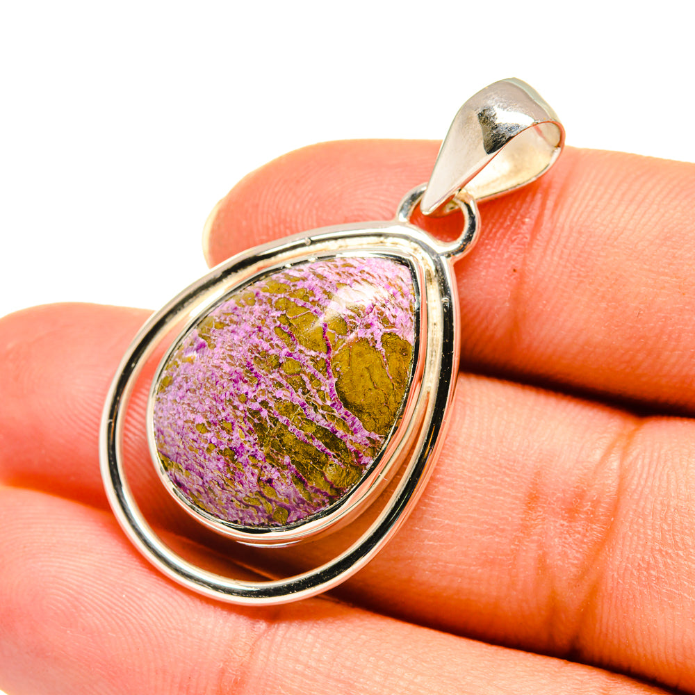 Stichtite Pendants handcrafted by Ana Silver Co - PD7855