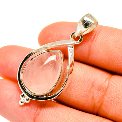 Rose Quartz Pendants handcrafted by Ana Silver Co - PD7859