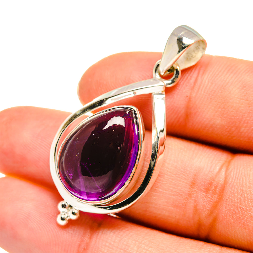 Amethyst Pendants handcrafted by Ana Silver Co - PD7875