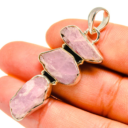 Kunzite Pendants handcrafted by Ana Silver Co - PD7886