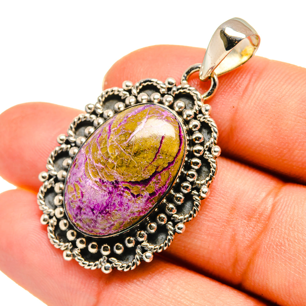 Stichtite Pendants handcrafted by Ana Silver Co - PD7890