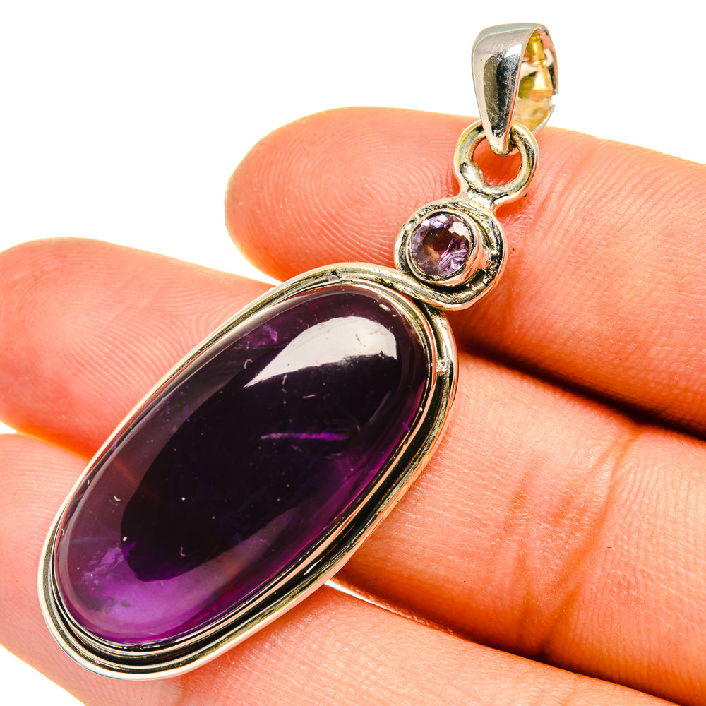 Amethyst Pendants handcrafted by Ana Silver Co - PD7900
