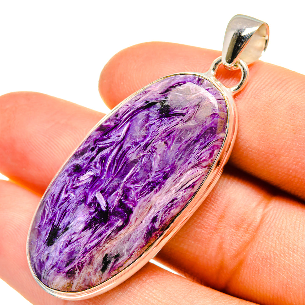 Charoite Pendants handcrafted by Ana Silver Co - PD7901