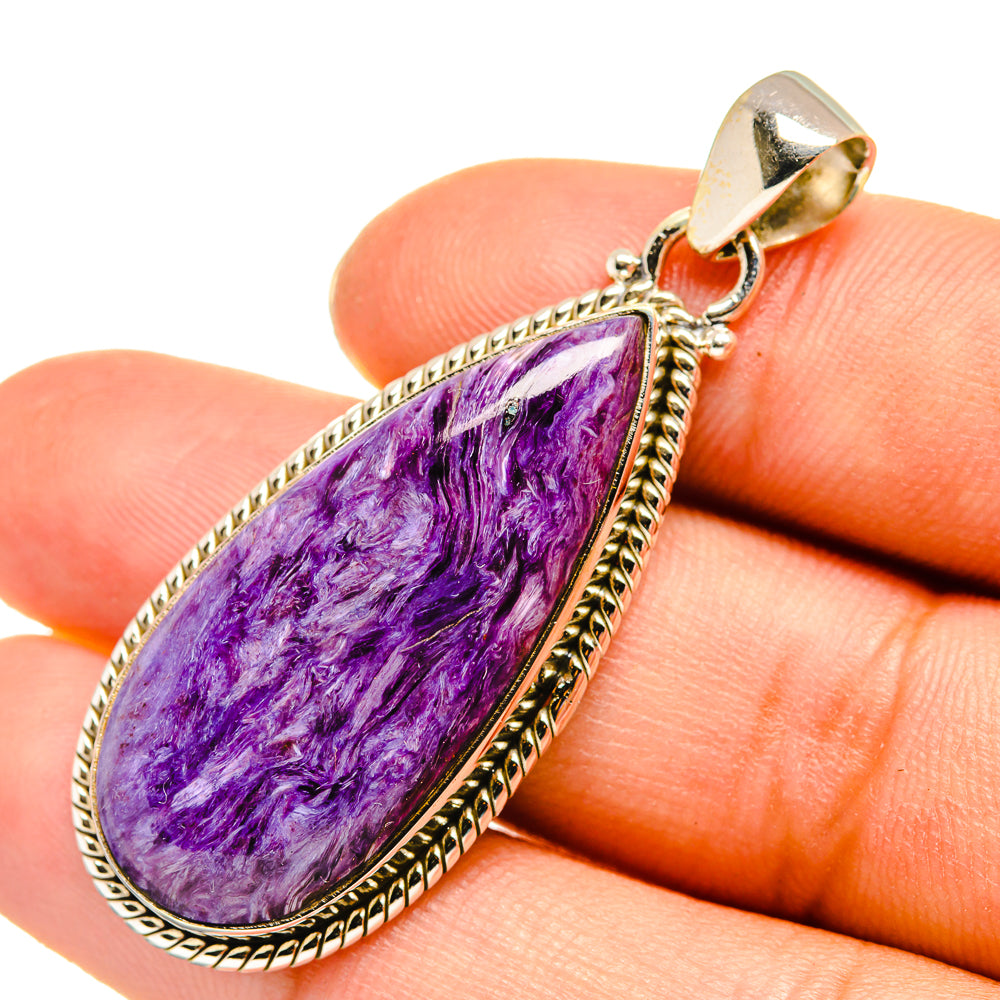 Charoite Pendants handcrafted by Ana Silver Co - PD7902