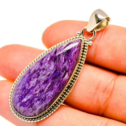 Charoite Pendants handcrafted by Ana Silver Co - PD7902