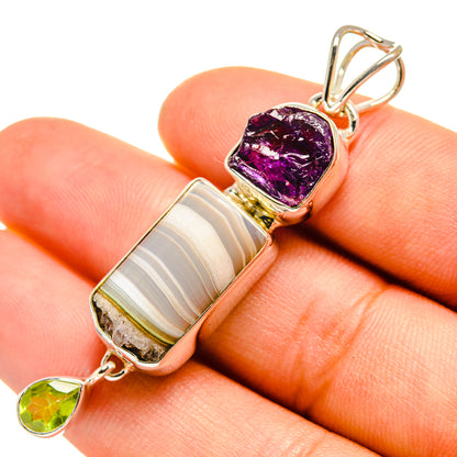 Amethyst Stalactite Pendants handcrafted by Ana Silver Co - PD7903