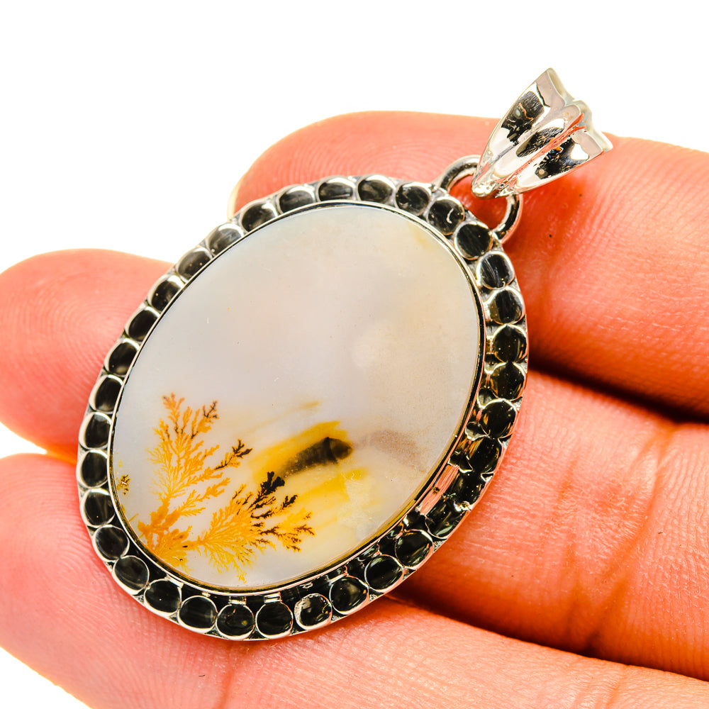 Scenic Dendritic Agate Pendants handcrafted by Ana Silver Co - PD7904