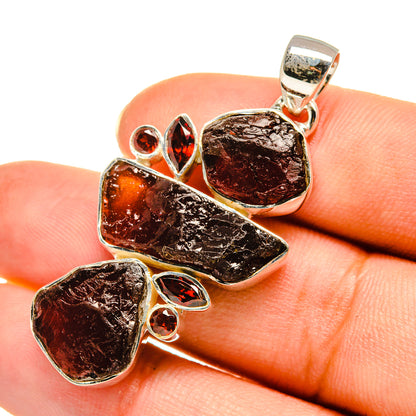 Garnet Pendants handcrafted by Ana Silver Co - PD7911