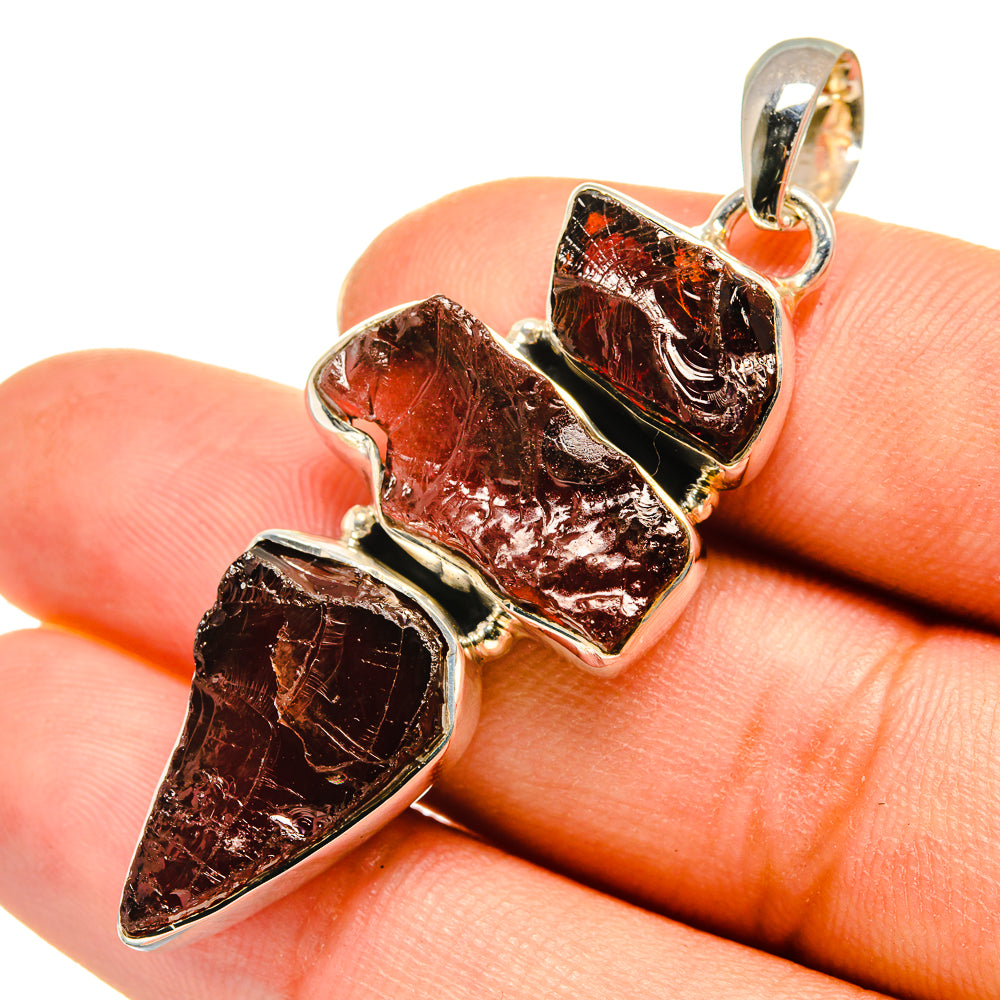 Garnet Pendants handcrafted by Ana Silver Co - PD7919