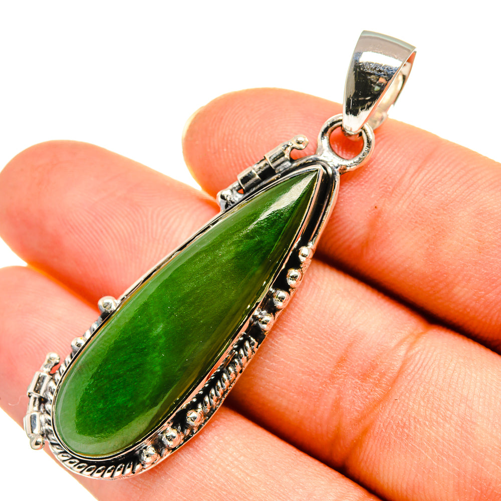 Nephirite Jade Pendants handcrafted by Ana Silver Co - PD7922