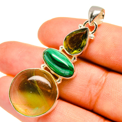 Prehnite Pendants handcrafted by Ana Silver Co - PD7926