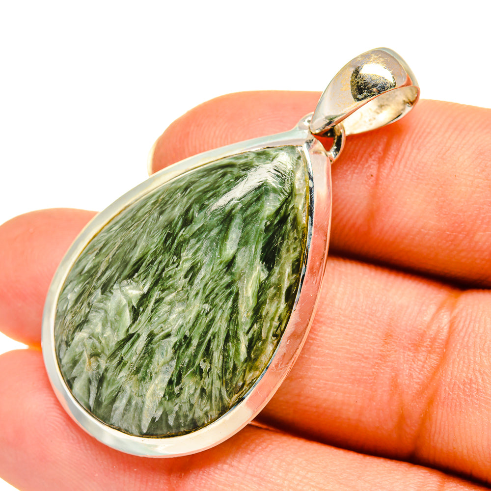 Seraphinite Pendants handcrafted by Ana Silver Co - PD7944