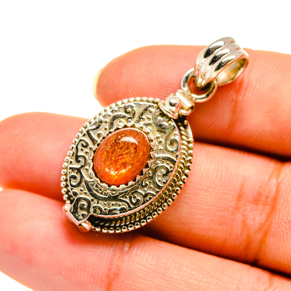 Sunstone Pendants handcrafted by Ana Silver Co - PD7967