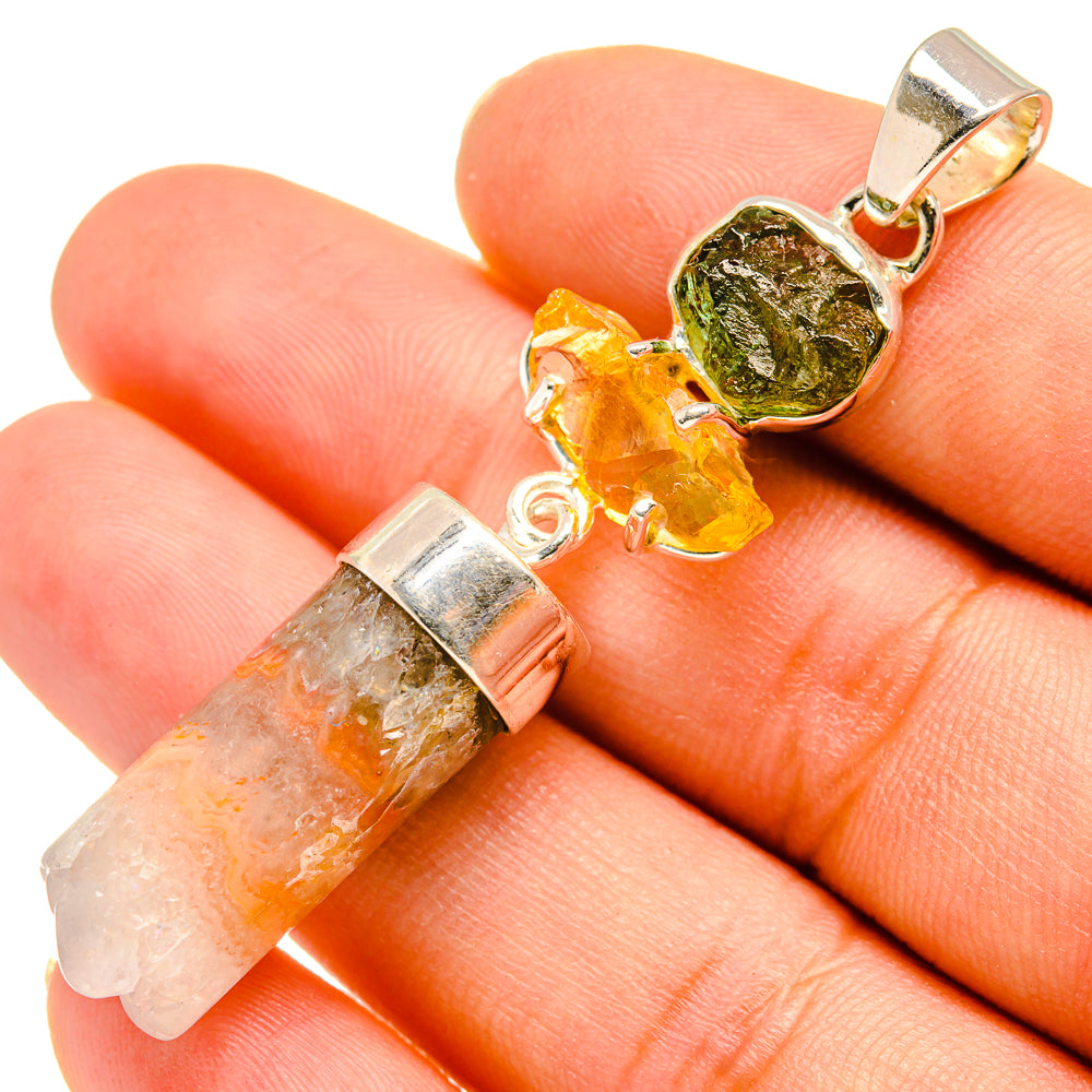 Amethyst Stalactite Pendants handcrafted by Ana Silver Co - PD7970