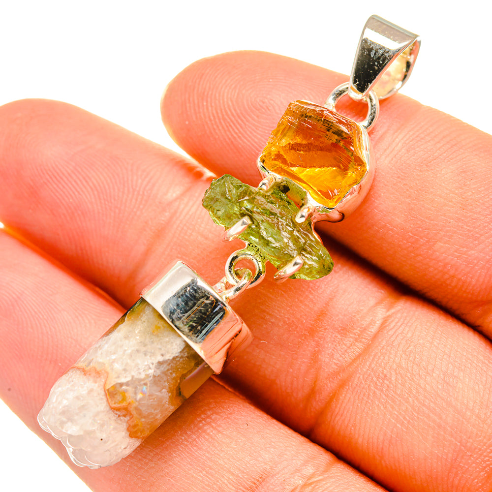 Amethyst Stalactite Pendants handcrafted by Ana Silver Co - PD7971