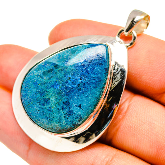 Chrysocolla Pendants handcrafted by Ana Silver Co - PD7974