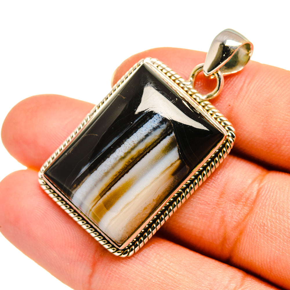 Montana Agate Pendants handcrafted by Ana Silver Co - PD7993