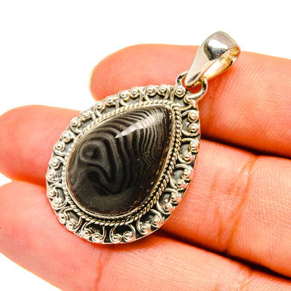 Psilomelane Pendants handcrafted by Ana Silver Co - PD7994