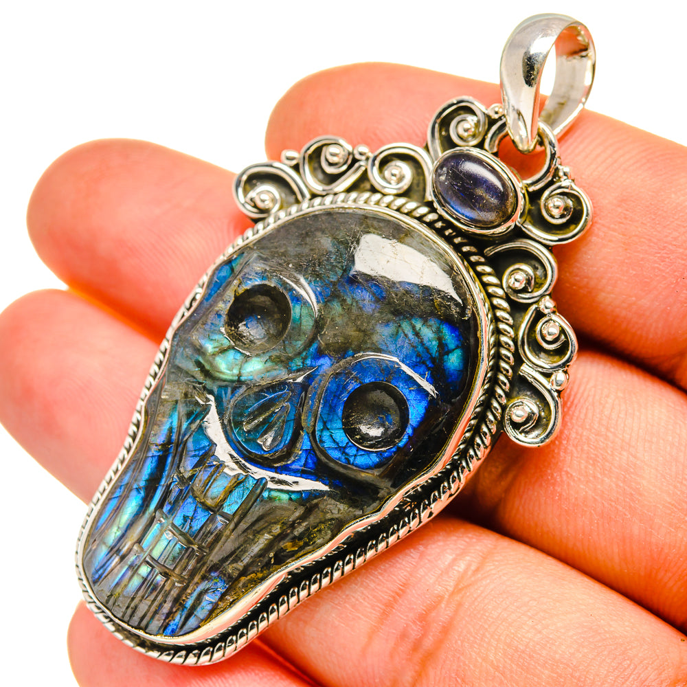 Labradorite Pendants handcrafted by Ana Silver Co - PD8002