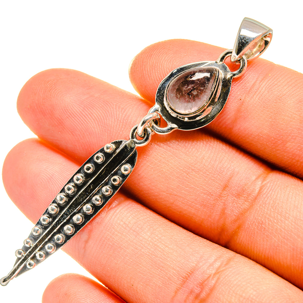 Tourmalinated Quartz Pendants handcrafted by Ana Silver Co - PD8031