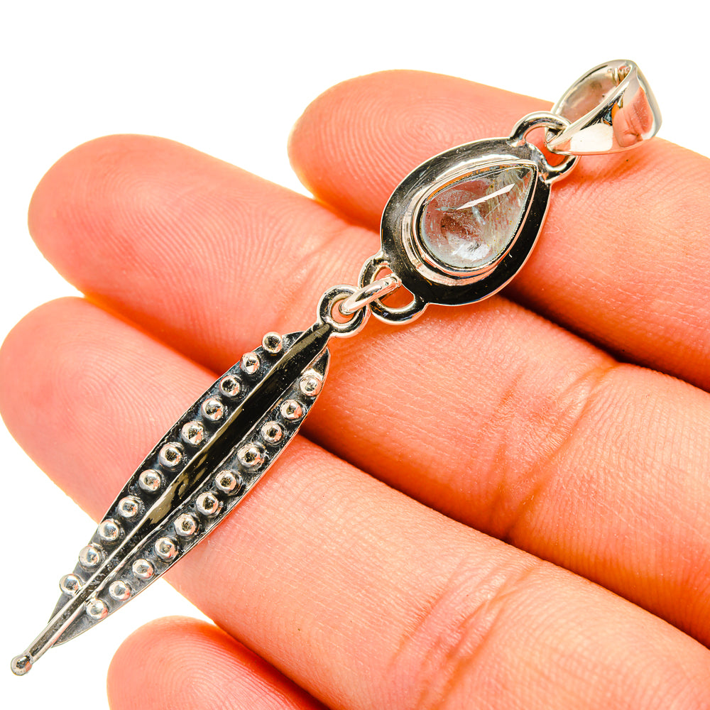 Aquamarine Pendants handcrafted by Ana Silver Co - PD8032