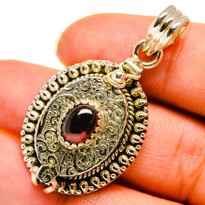 Garnet Pendants handcrafted by Ana Silver Co - PD8038