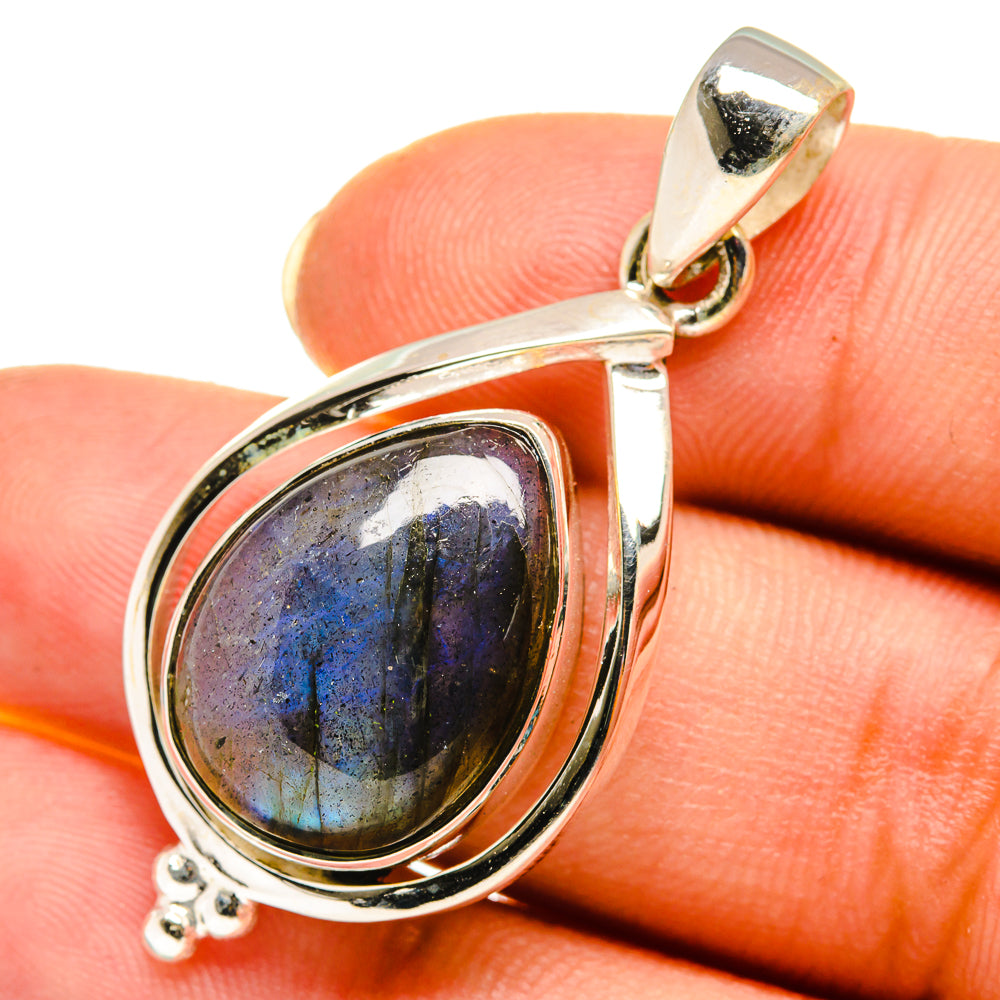 Labradorite Pendants handcrafted by Ana Silver Co - PD8039