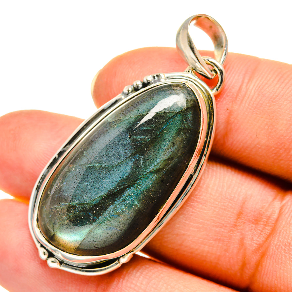 Labradorite Pendants handcrafted by Ana Silver Co - PD8041