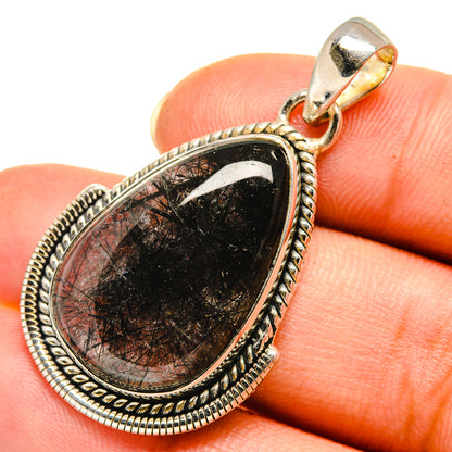 Tourmalinated Quartz Pendants handcrafted by Ana Silver Co - PD8048