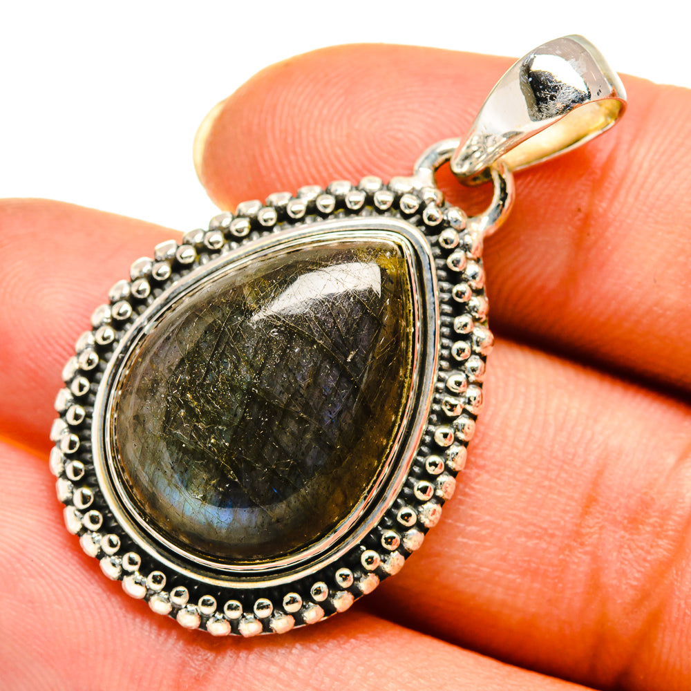 Labradorite Pendants handcrafted by Ana Silver Co - PD8053