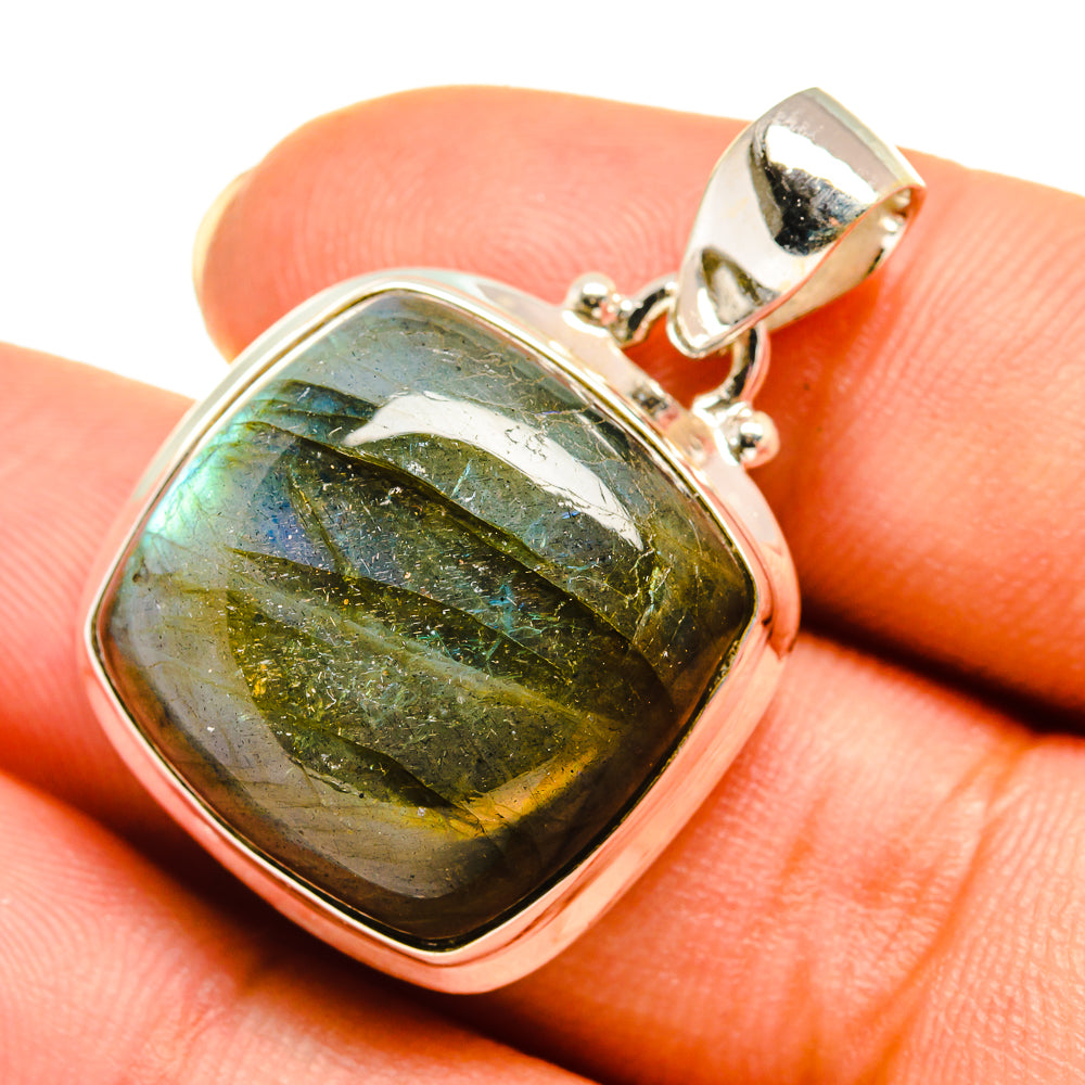 Labradorite Pendants handcrafted by Ana Silver Co - PD8055