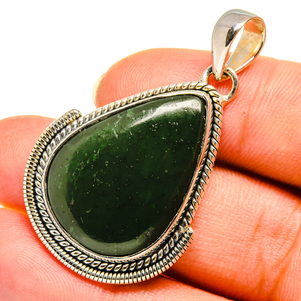 Nephirite Jade Pendants handcrafted by Ana Silver Co - PD8059