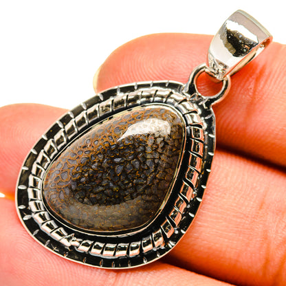 Dinosaur Bone Pendants handcrafted by Ana Silver Co - PD8064