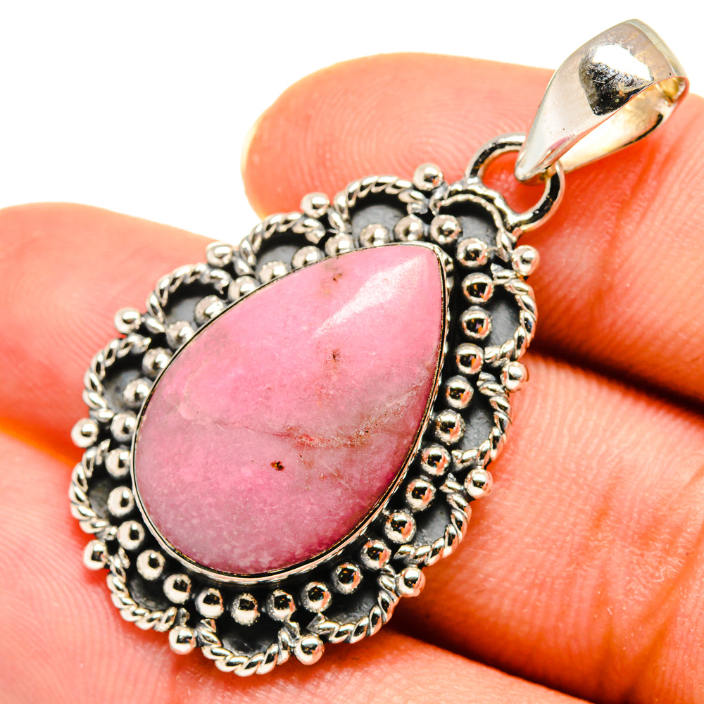 Pink Opal Pendants handcrafted by Ana Silver Co - PD8069
