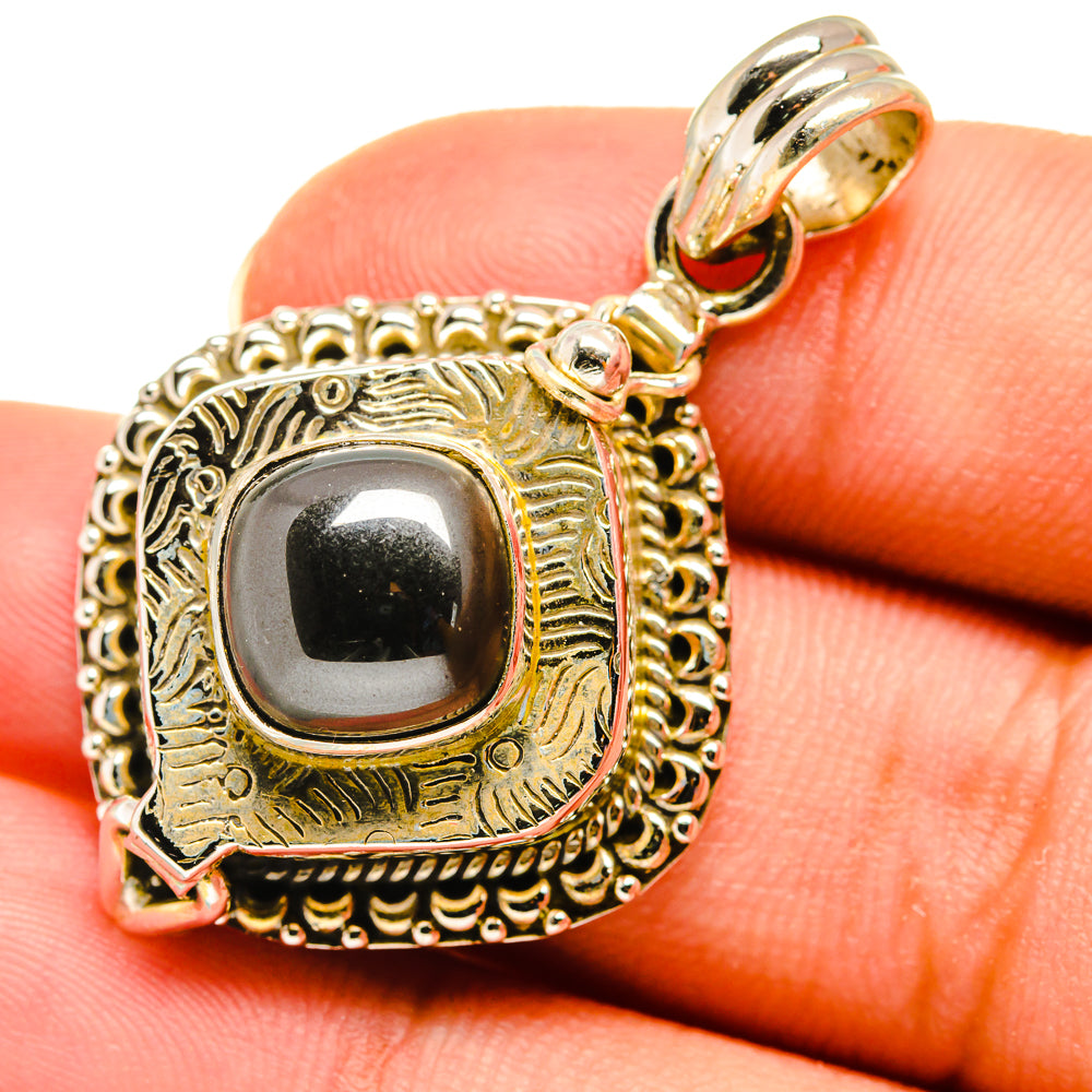 Hematite Pendants handcrafted by Ana Silver Co - PD8079
